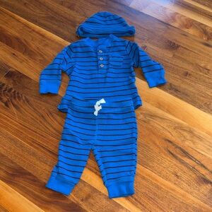 Carter's Blue and Black Baby Outfit